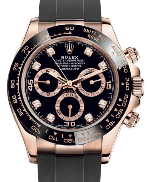 rolex daytona rose gold black dial|rolex daytona rosa prezzo.